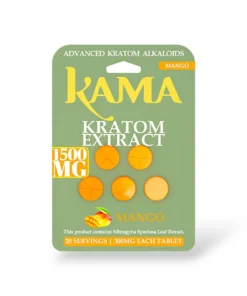 Kama Kratom Extract Chewable Tablets Mango 300mg