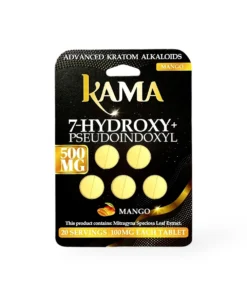 Kama 7 Hydroxy + Pseudoindoxyl Chewable Tablets Black Mango 100mg Per Tablet